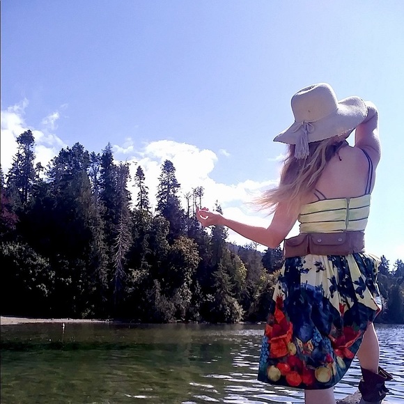 Vintage “ Alix of Miami “ summer/fall dress with pleated skirt. - Picture 2 of 7